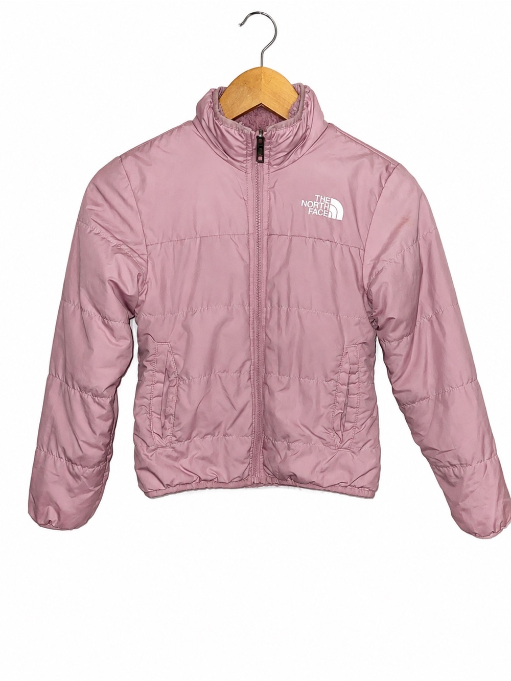 The North Face Girls' Dusty Pink Puffer Jacket
